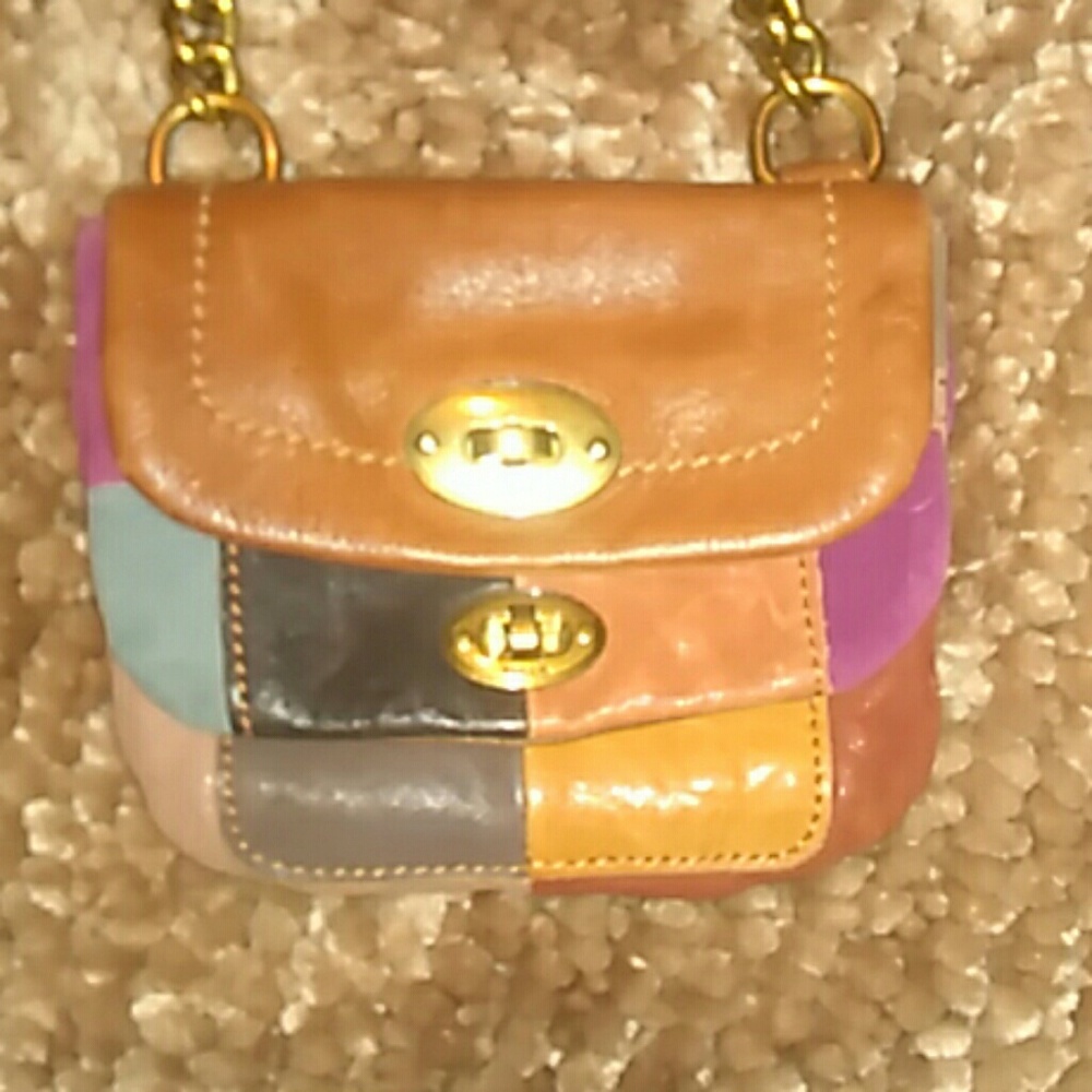 Final Price Fossil Leather Purse Crossbody